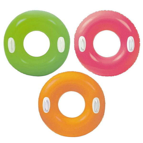 גלגל ים טייר עם ידיות 76 ס"מ - INTEX - צעצועים ילדים ודרקונים