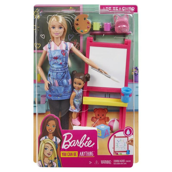 בובת ברבי מורה לאומנות - Barbie Art Teacher - צעצועים ילדים ודרקונים