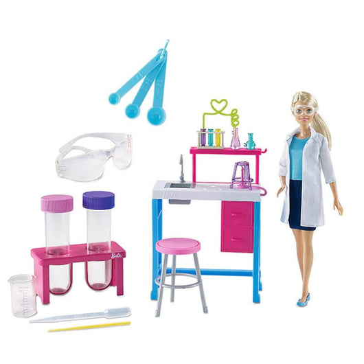 בובת ברבי המדענית במעבדה - Barbie - צעצועים ילדים ודרקונים