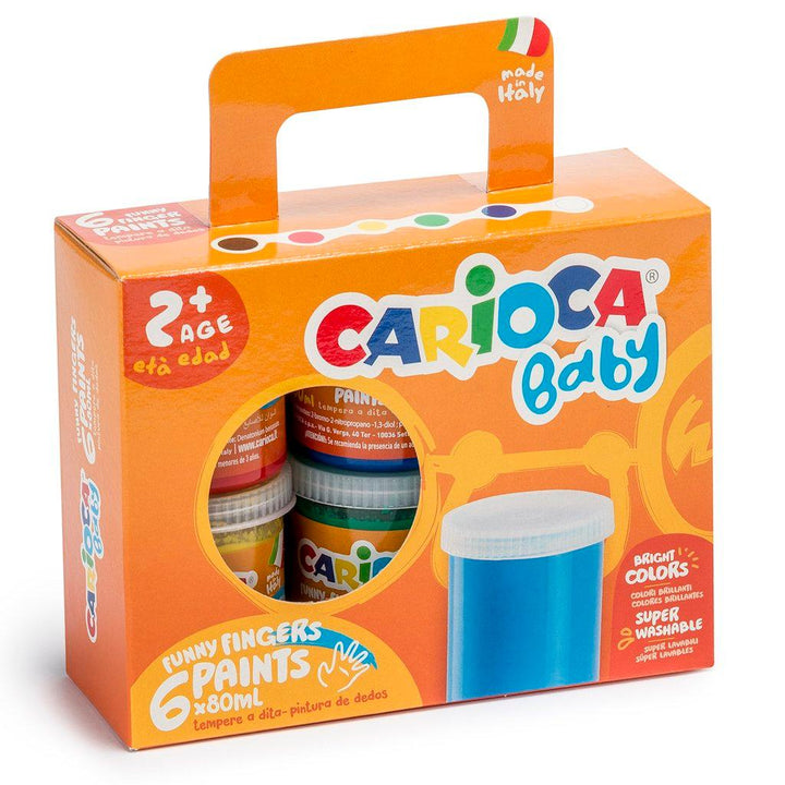 סט 6 צבעי ידיים BABY CARIOCA - צעצועים ילדים ודרקונים