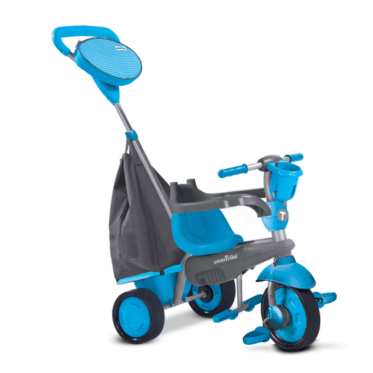 תלת אופן סמארט טרייק סווינג כחול אפור - smart trike - צעצועים ילדים ודרקונים
