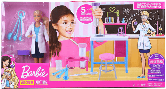בובת ברבי המדענית במעבדה - Barbie - צעצועים ילדים ודרקונים
