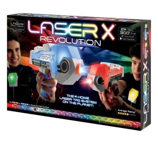 זוג אקדחי לייזר איקס רבולושין Laser X - צעצועים ילדים ודרקונים