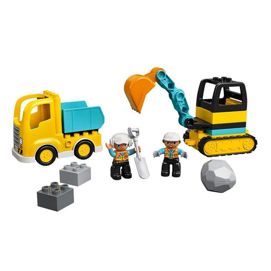 לגו 10931 משאית (LEGO DUPLO 10931 Truck And Tracked Excavator) - צעצועים ילדים ודרקונים