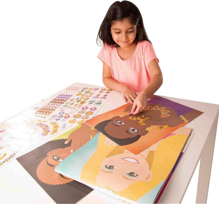 חוברת מדבקות תכשיטים וצפורניים מבית Melissa and Doug - צעצועים ילדים ודרקונים