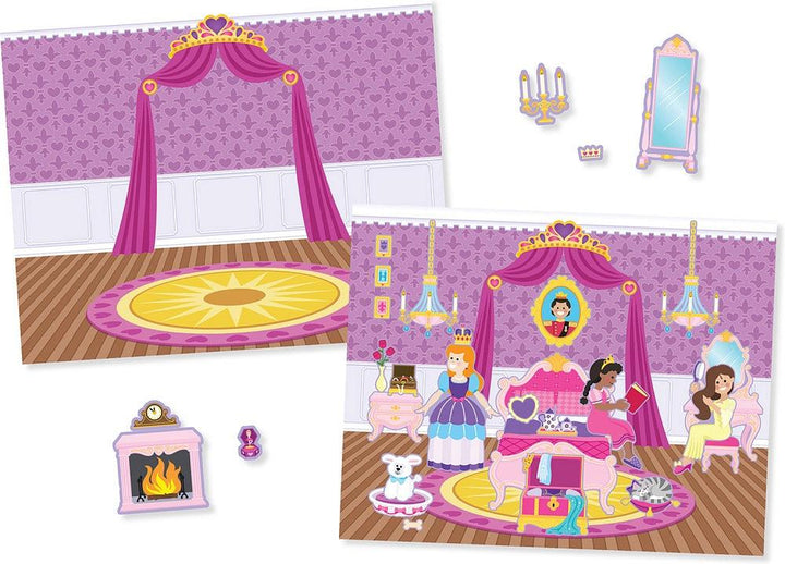 חוברת מדבקות ארמון נסיכות מבית Melissa and Doug - צעצועים ילדים ודרקונים