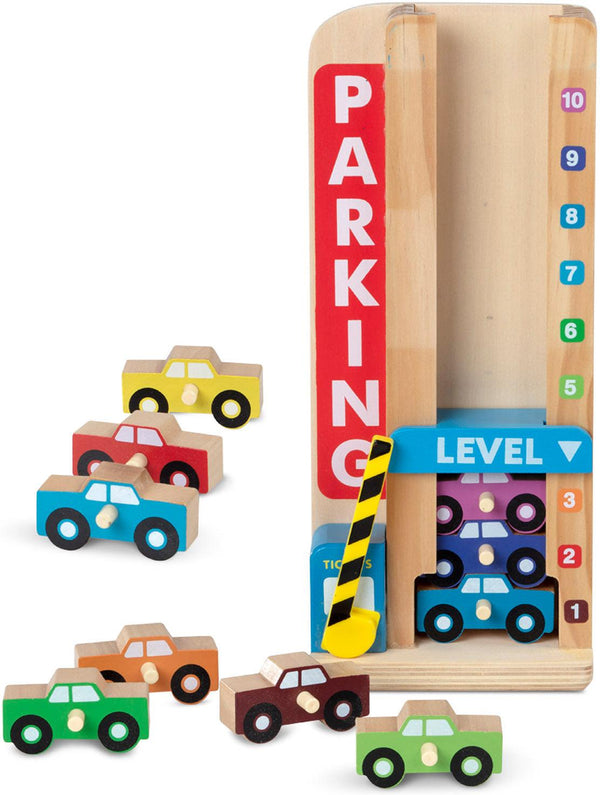 מגרש חניה מטפס עשוי עץ מבית Melissa and Doug - צעצועים ילדים ודרקונים