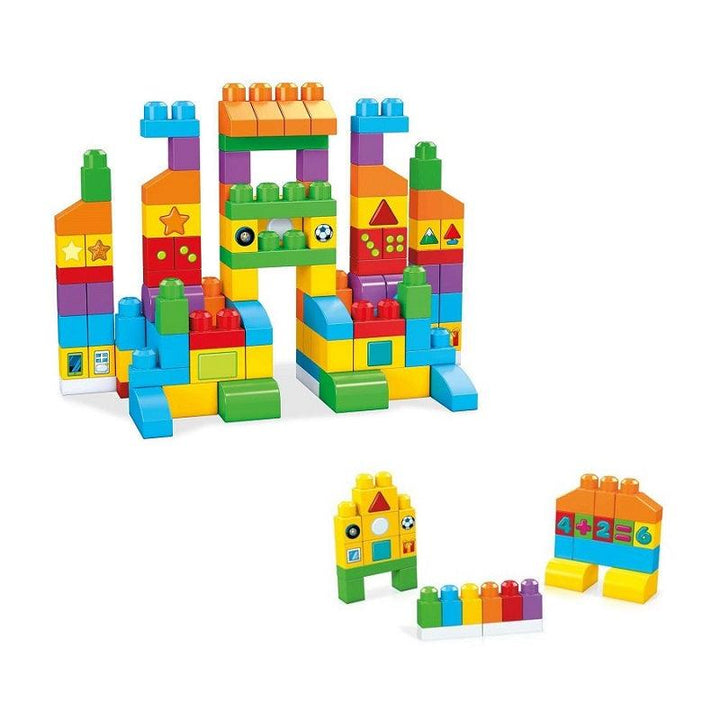 תיק "בואו נלמד" מגה בלוקס 150 חלקים - Mega Bloks Build And Learn - צעצועים ילדים ודרקונים