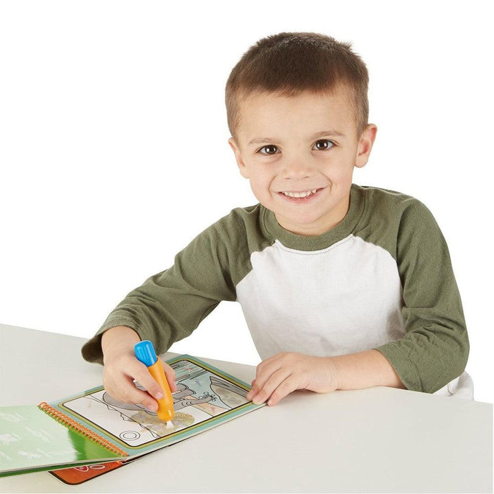 חוברת טוש מים ספארי מבית Melissa and Doug - צעצועים ילדים ודרקונים