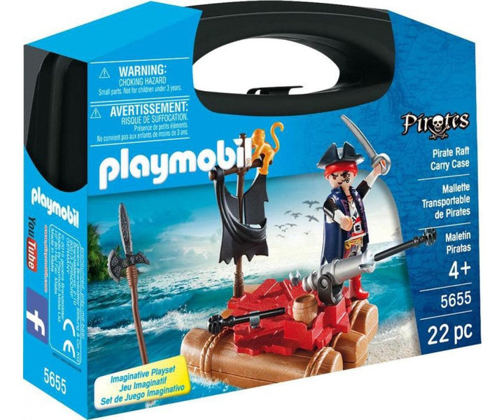 Playmobil פליימוביל מזוודת רפסודה פיראטית 5655 - פליימוביל - צעצועים ילדים ודרקונים