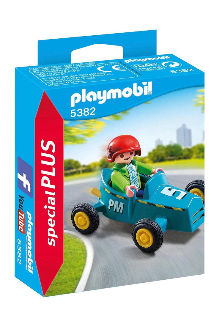 פליימוביל 5382 ילד ורכב קרטינג - Playmobil - צעצועים ילדים ודרקונים