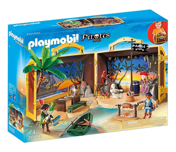 Playmobil  פליימוביל 70150 אי פיראטים - 70150 - צעצועים ילדים ודרקונים