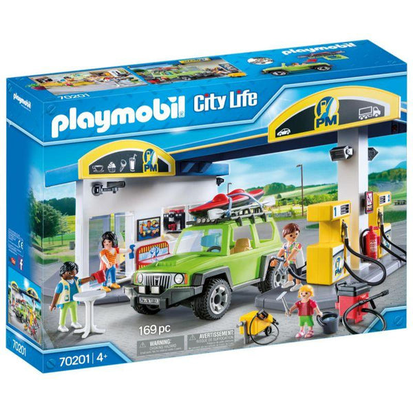 פליימוביל 70201 תחנת דלק - playmobil 70201 - צעצועים ילדים ודרקונים