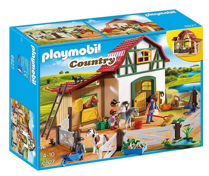 פליימוביל 6927 חוות סוסי פוני - playmobil 6927 - צעצועים ילדים ודרקונים
