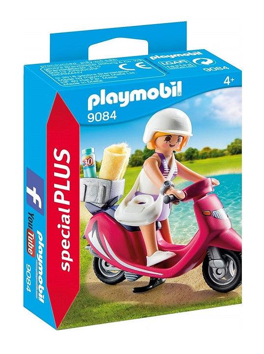 Playmobil 9084 - פליימוביל 9084 נערת חוף עם סקוטר - צעצועים ילדים ודרקונים