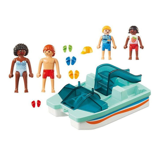 Playmobil פליימוביל 9424 סירת פדלים משפחתית - 9424 - צעצועים ילדים ודרקונים