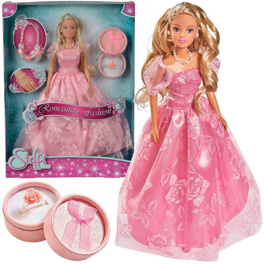 בובת סטפי בשמלת נשף כולל טבעת וצמיד לילדות - Steffi - צעצועים ילדים ודרקונים