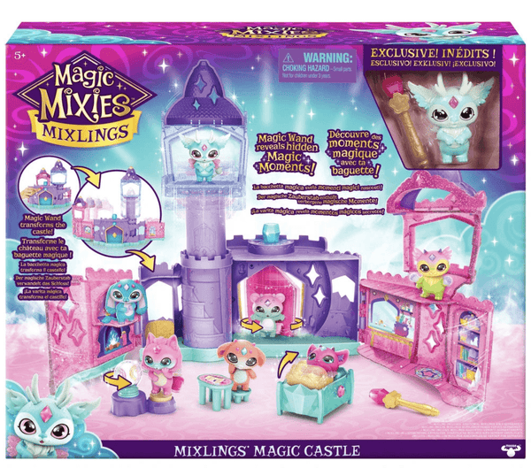 מג'יק מיקסיס הטירה הקסומה - Magic Mixies Mixlings Magic Castle Playset - צעצועים ילדים ודרקונים